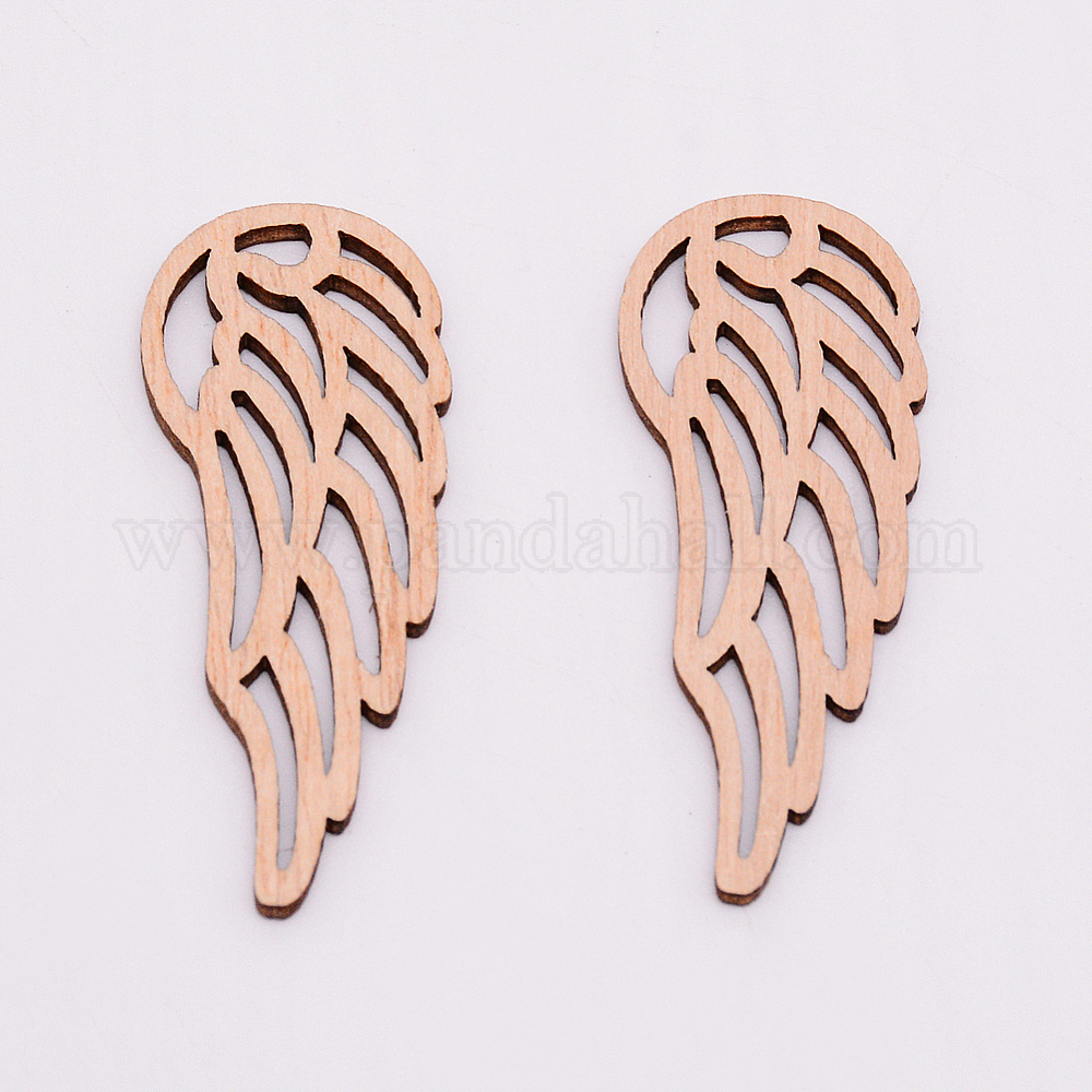 Wholesale Unfinished Wood Filigree Joiners Links - Pandahall.com