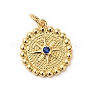 Подвески из кубического циркония с синим кубическим цирконием KK-H431-46G