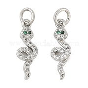 Латунные микро проложить кубического циркония подвески KK-U056-07P
