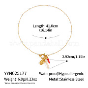 Ожерелья с подвесками из нержавеющей стали 304 в европейском стиле UV6745-5