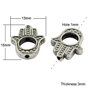 Бусины тибетского стиля TIBEB-A123963-AS-FF