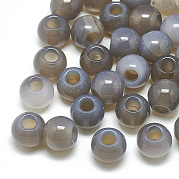 Природного серого агата бисера G-T092-12mm-03
