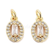 Латунные микро проложить кубического циркония подвески KK-C051-04G-04
