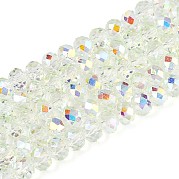Прозрачные стеклянные бусины EGLA-N016-4mm-06