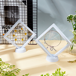 Полиэтиленовый (pe) 3d держатель дисплея с плавающей рамкой ODIS-FH0001-02B-02