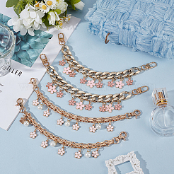 4 шт. 2 стиля железные кабельные цепи сумка декоративные цепи HJEW-DR00194