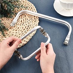 2шт. 2-х стильная алюминиевая рамка для ручки кошелька FIND-CA0003-24A