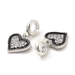 Подвеска из сплава с покрытием из черной эмали в европейском стиле PALLOY-P289-10P