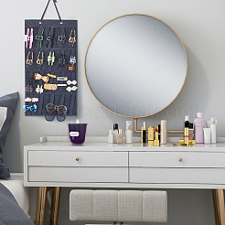 1 шт. фетровый держатель-органайзер для подвесных зажимов для волос для женщин и девочек AJEW-BC0004-33B