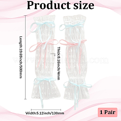 Рукава из акриловых волокон кружева AJEW-WH20042-66