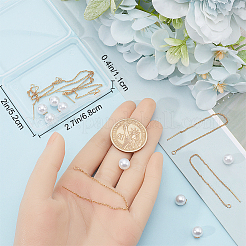 5 пара латунных сережек-гвоздиков с покрытием DIY-BBC0001-89