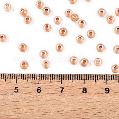 6/0 perline rotonde di vetro trasparenti all'interno colorate&nbsp;SEED-N006-004I