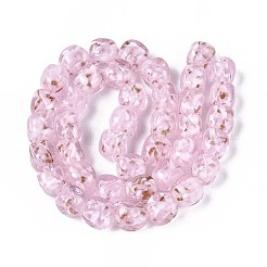 Бусины ручной работы бусины золотого песка LAMP-T021-32D