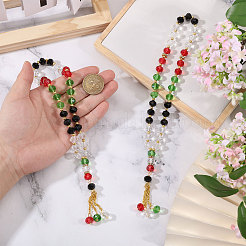 6 шт. мусульманские молитвенные четки-браслеты&nbsp;BJEW-PH0004-64B