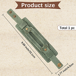 Браслеты из воловьей кожи для женщин и мужчин&nbsp;BJEW-WH20012-04AG-01