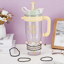 8 шт. подвески для бокалов для вина в виде морских звезд из сплава&nbsp;HJEW-GA00067-01