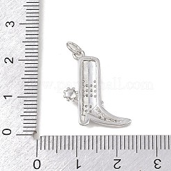 Латунные микро проложить кубического циркония подвески&nbsp;KK-P339-14P