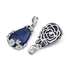 Gefärbt natürliche Lapislazuli Anhänger&nbsp;G-P393-P10