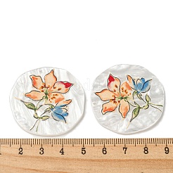 Непрозрачные акриловые подвески&nbsp;BACR-D002-10B