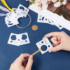 50 шт. квадратный акриловый органайзер для ниток для вышивки DIY-OC0012-63