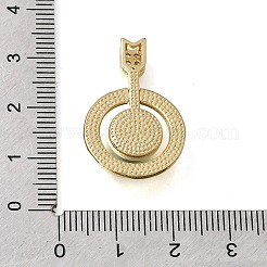 Pendentifs en laiton zircon cubique transparent&nbsp;CU-CBA637A-03G-B