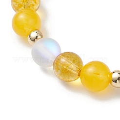 2 браслет с подвесками из нержавеющей стали 304 и латуни BJEW-TA00694