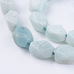 Fili di perline amazonite naturale&nbsp;G-F554-05