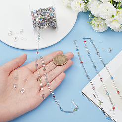 Набор для изготовления браслета с цепочкой своими руками&nbsp;DIY-BC0012-34