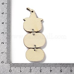 Большие подвески из дерева на тему хэллоуина WOOD-Z004-09B