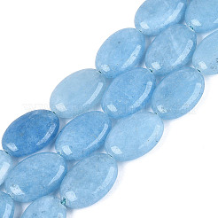 Chapelets de perles en jade blanc naturel teinté&nbsp;G-N370-01A-04