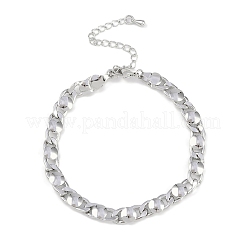 Латунные браслеты с покрытием для женщин BJEW-K244-06P