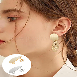 8 шт. 2 цвета фурнитура для сережек-гвоздиков из нержавеющей стали 304&nbsp;STAS-LP0001-79