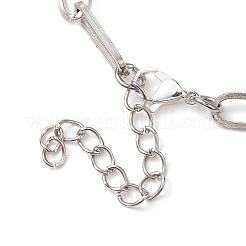 Ожерелья с подвесками из стеклянных бусин и ракушек с жемчугом NJEW-JN04740