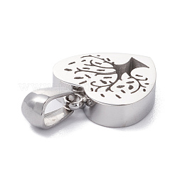 Pendentifs en acier inoxydable 304 anti-ternissement&nbsp;STAS-F253-04P-A