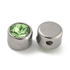 304 нержавеющая сталь k9 стеклянные прозрачные стеклянные бусины&nbsp;STAS-U024-18P