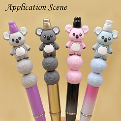 Фокусные бусины из пищевого силикона коала SIL-A009-04A