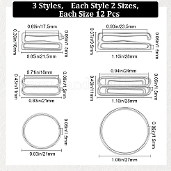 72 шт. 6 стильных бюстгальтера для купальника в форме цифры 8 и 9 из сплава FIND-GF0006-13