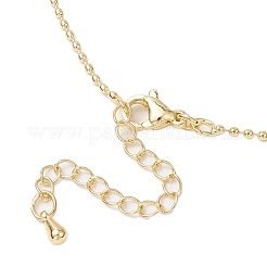 Ожерелья с подвесками в виде листьев из нержавеющей стали 304 NJEW-JN05153