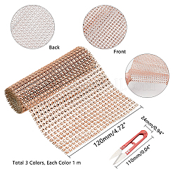 24 ряд пластиковая сетка для отделки стразами&nbsp;DIY-PH0001-25
