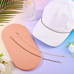 2 шт. 2 цвета латунная эмалированная цепочка для изготовления браслета AJEW-TAC00046