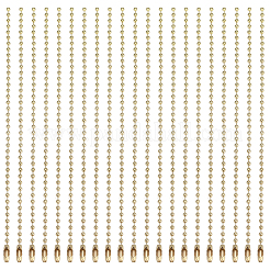 100 Stück Kugelketten aus Eisen mit Anschlüssen&nbsp;IFIN-SP0001-67G