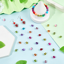 300 шт. Непрозрачные акриловые бусины&nbsp;MACR-SP0001-96