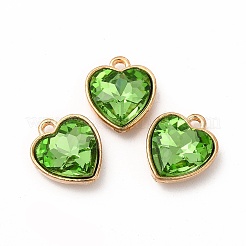 Pendenti in vetro sfaccettato con strass&nbsp;GLAA-I051-B15