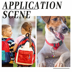 10 шт. подвеска-колокольчик из сплава и латуни AJEW-AR0004-95