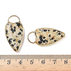 Природные яшмы далматин подвески&nbsp;G-I393-01G-12