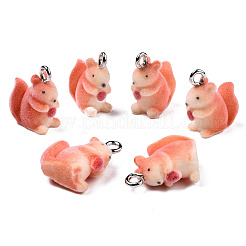 Кулоны из флокированной смолы&nbsp;LS-X-RESI-N032-05