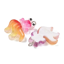 Прозрачные смоляные подвески&nbsp;RESI-Z040-02P