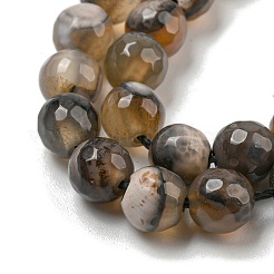 Природный агат бисер нитей G-M437-B01-02