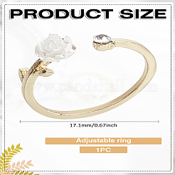 1 шт. кольца-манжеты из сплава&nbsp;RJEW-LP0002-15G