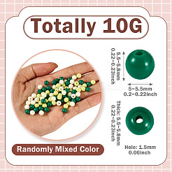 10g undurchsichtige Acrylperlen&nbsp;SACR-TADJ0001-03B
